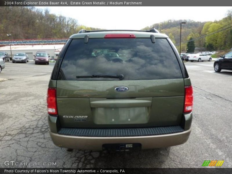 Estate Green Metallic / Medium Parchment 2004 Ford Explorer Eddie Bauer 4x4