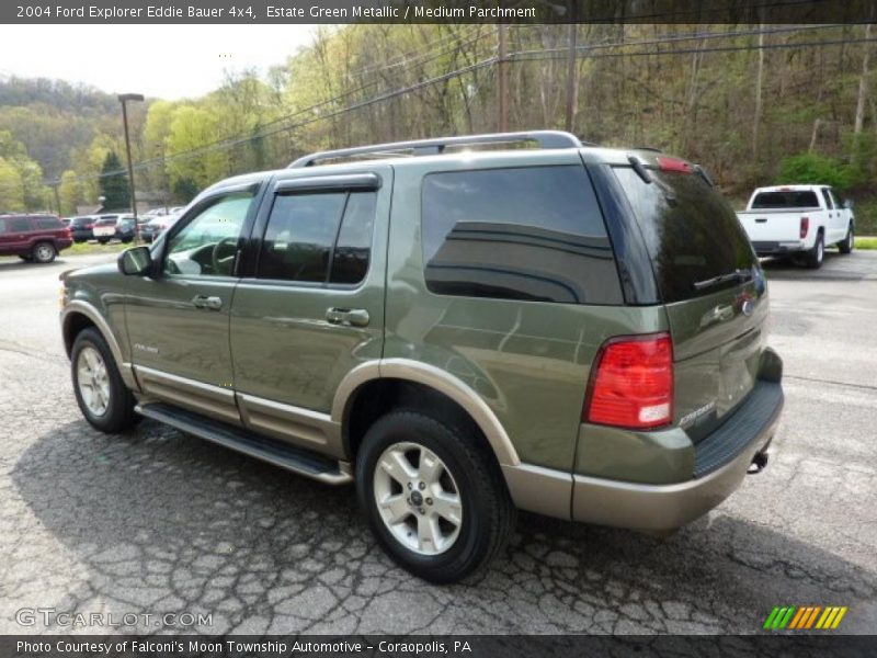 Estate Green Metallic / Medium Parchment 2004 Ford Explorer Eddie Bauer 4x4