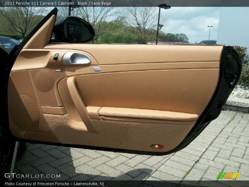 Black / Sand Beige 2011 Porsche 911 Carrera S Cabriolet