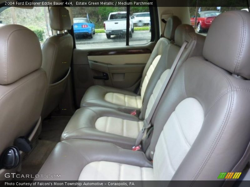 Estate Green Metallic / Medium Parchment 2004 Ford Explorer Eddie Bauer 4x4