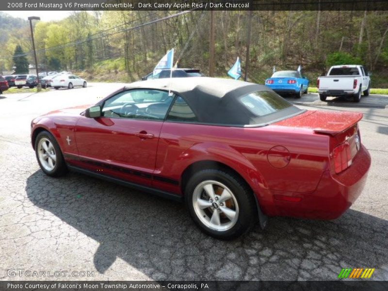 Dark Candy Apple Red / Dark Charcoal 2008 Ford Mustang V6 Premium Convertible