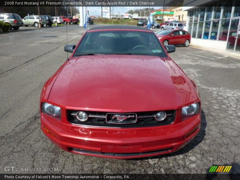 Dark Candy Apple Red / Dark Charcoal 2008 Ford Mustang V6 Premium Convertible