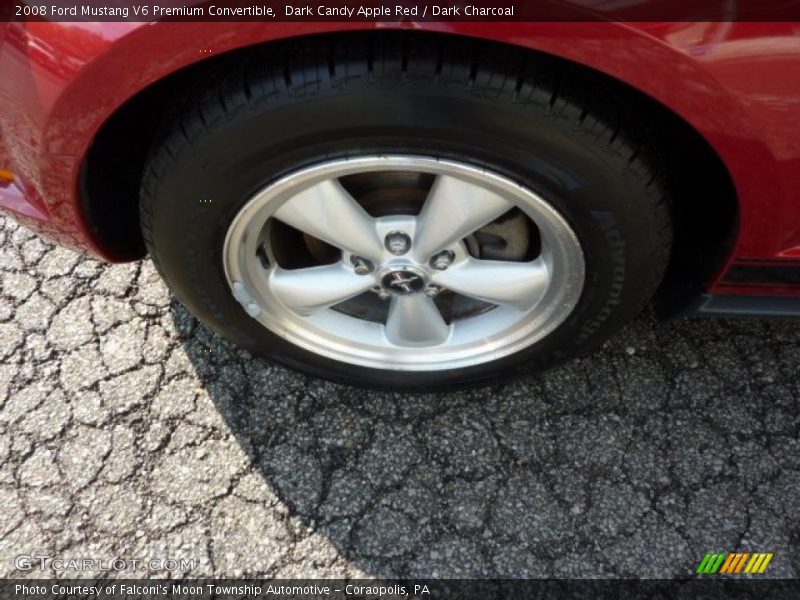 Dark Candy Apple Red / Dark Charcoal 2008 Ford Mustang V6 Premium Convertible
