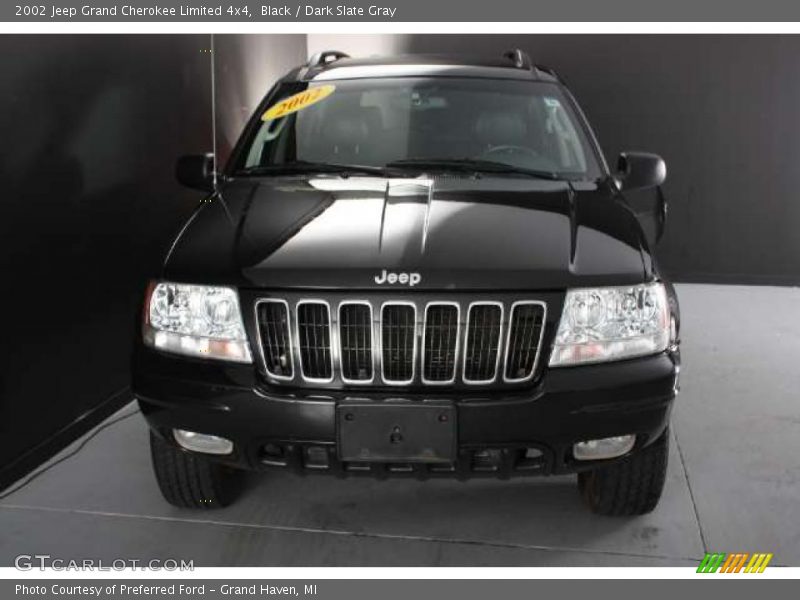 Black / Dark Slate Gray 2002 Jeep Grand Cherokee Limited 4x4