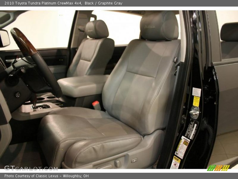 Black / Graphite Gray 2010 Toyota Tundra Platinum CrewMax 4x4