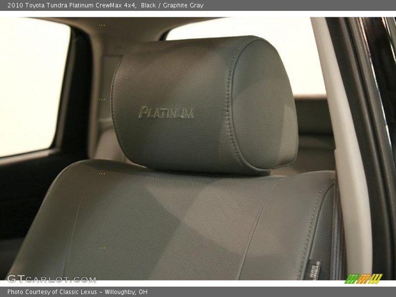 Black / Graphite Gray 2010 Toyota Tundra Platinum CrewMax 4x4