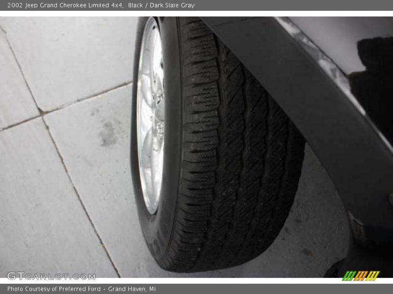 Black / Dark Slate Gray 2002 Jeep Grand Cherokee Limited 4x4