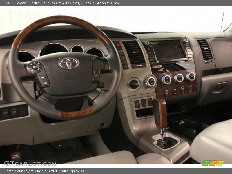  2010 Tundra Platinum CrewMax 4x4 Graphite Gray Interior