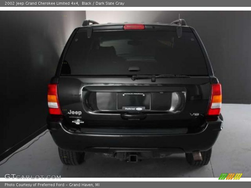 Black / Dark Slate Gray 2002 Jeep Grand Cherokee Limited 4x4