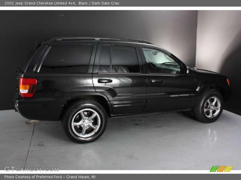 Black / Dark Slate Gray 2002 Jeep Grand Cherokee Limited 4x4