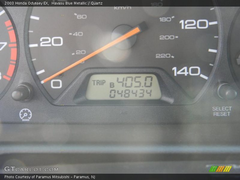 Havasu Blue Metallic / Quartz 2003 Honda Odyssey EX