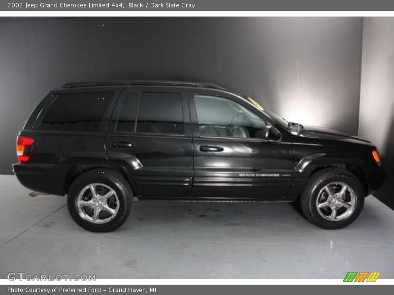 Black / Dark Slate Gray 2002 Jeep Grand Cherokee Limited 4x4