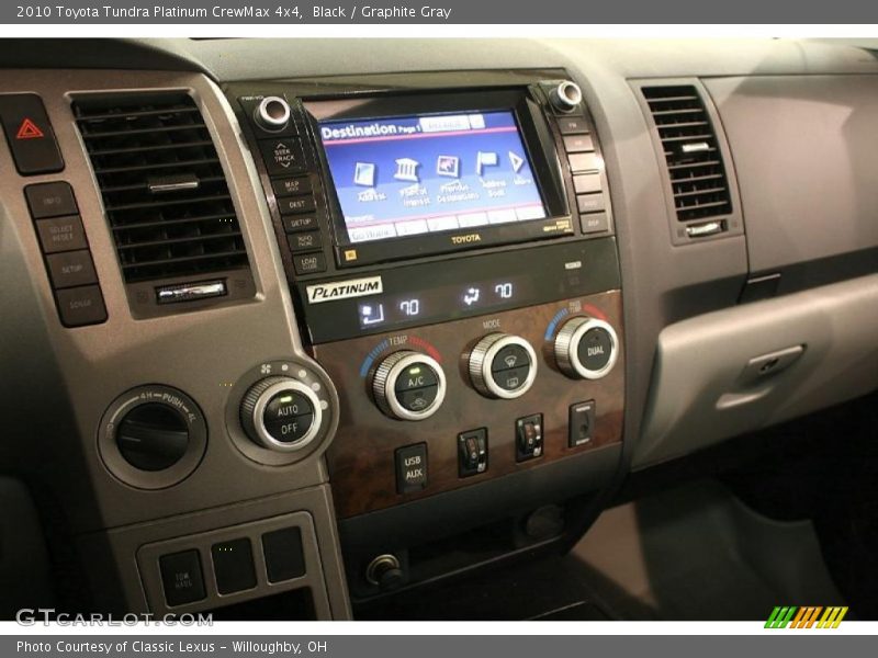 Black / Graphite Gray 2010 Toyota Tundra Platinum CrewMax 4x4