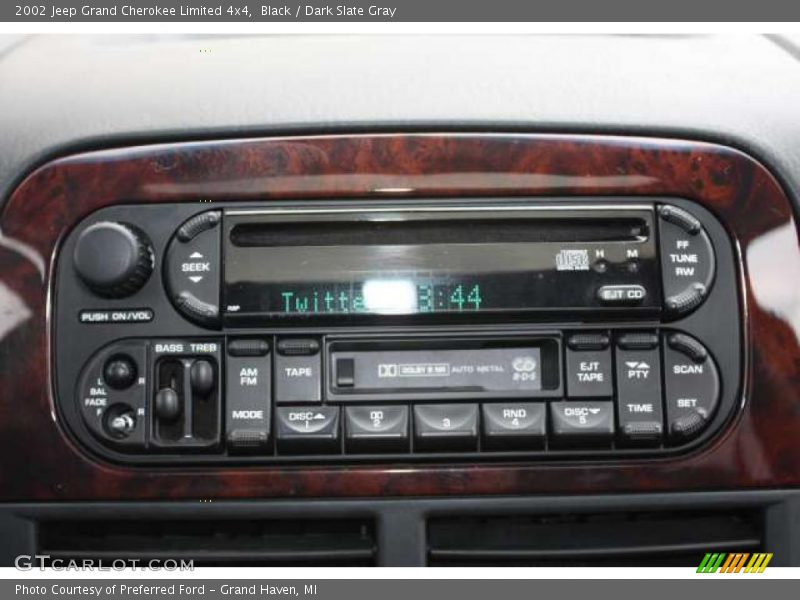 Controls of 2002 Grand Cherokee Limited 4x4