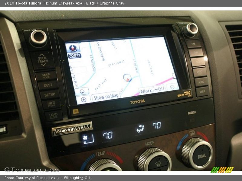 Black / Graphite Gray 2010 Toyota Tundra Platinum CrewMax 4x4
