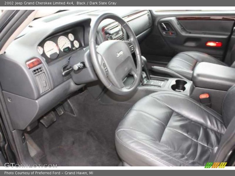  2002 Grand Cherokee Limited 4x4 Dark Slate Gray Interior
