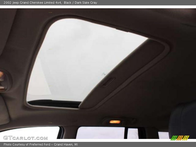Black / Dark Slate Gray 2002 Jeep Grand Cherokee Limited 4x4