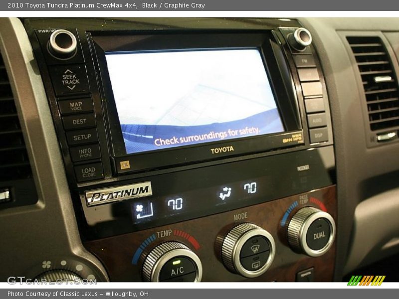Black / Graphite Gray 2010 Toyota Tundra Platinum CrewMax 4x4