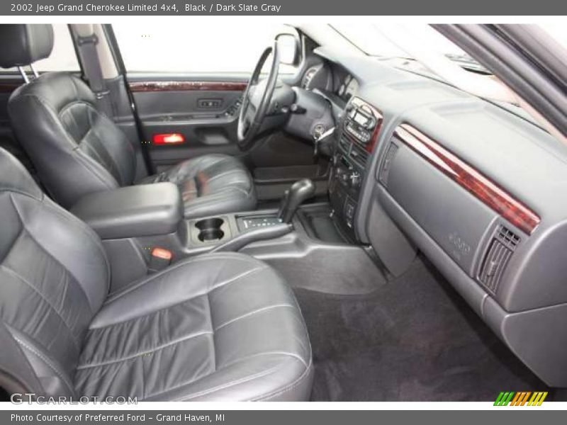 Black / Dark Slate Gray 2002 Jeep Grand Cherokee Limited 4x4