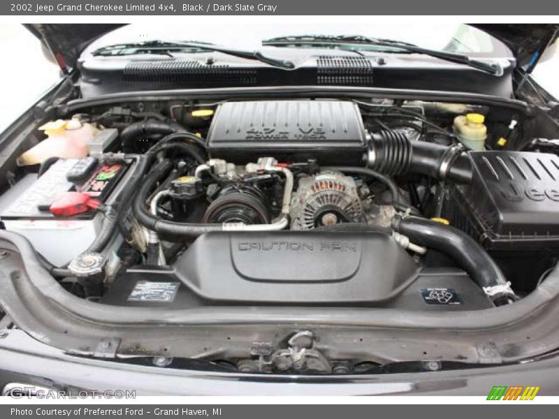  2002 Grand Cherokee Limited 4x4 Engine - 4.7 Liter SOHC 16-Valve V8