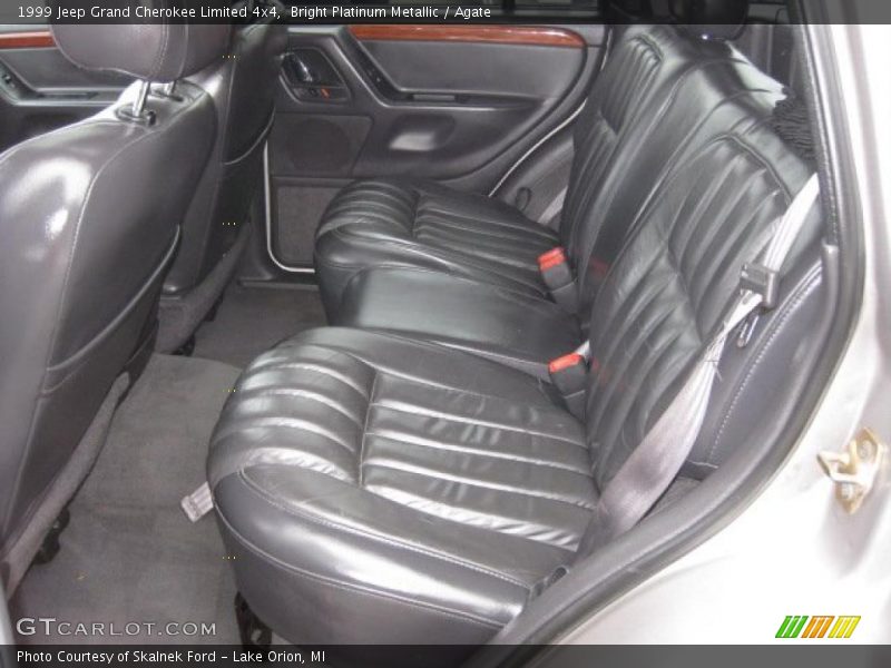 Bright Platinum Metallic / Agate 1999 Jeep Grand Cherokee Limited 4x4