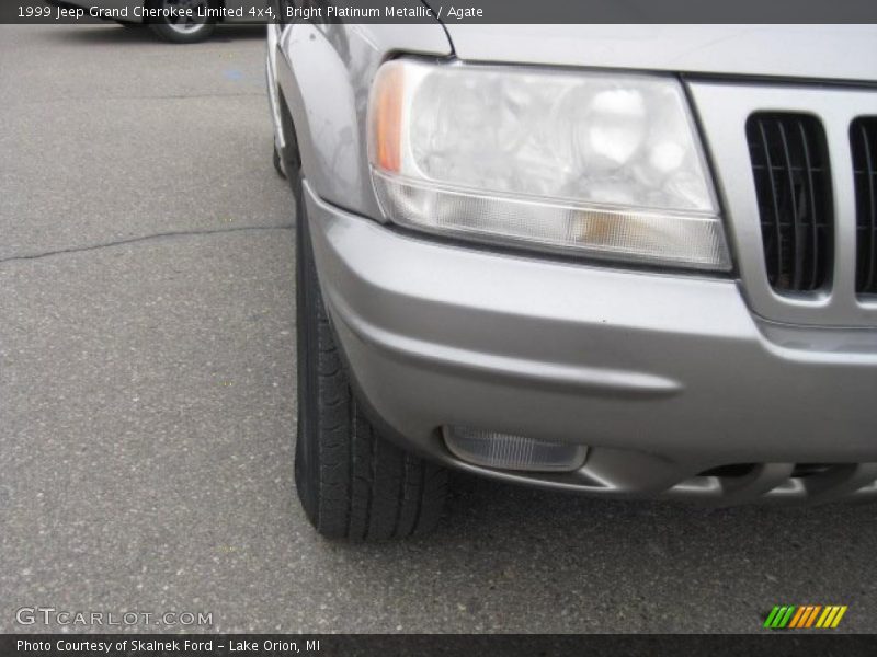Bright Platinum Metallic / Agate 1999 Jeep Grand Cherokee Limited 4x4