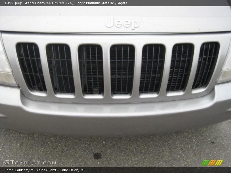 Bright Platinum Metallic / Agate 1999 Jeep Grand Cherokee Limited 4x4