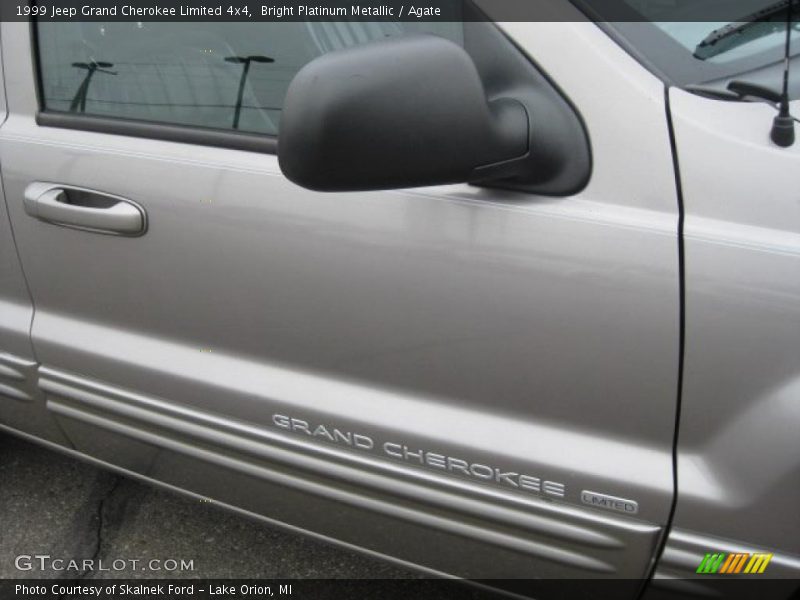 Bright Platinum Metallic / Agate 1999 Jeep Grand Cherokee Limited 4x4