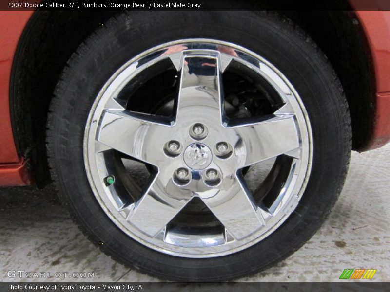 Sunburst Orange Pearl / Pastel Slate Gray 2007 Dodge Caliber R/T