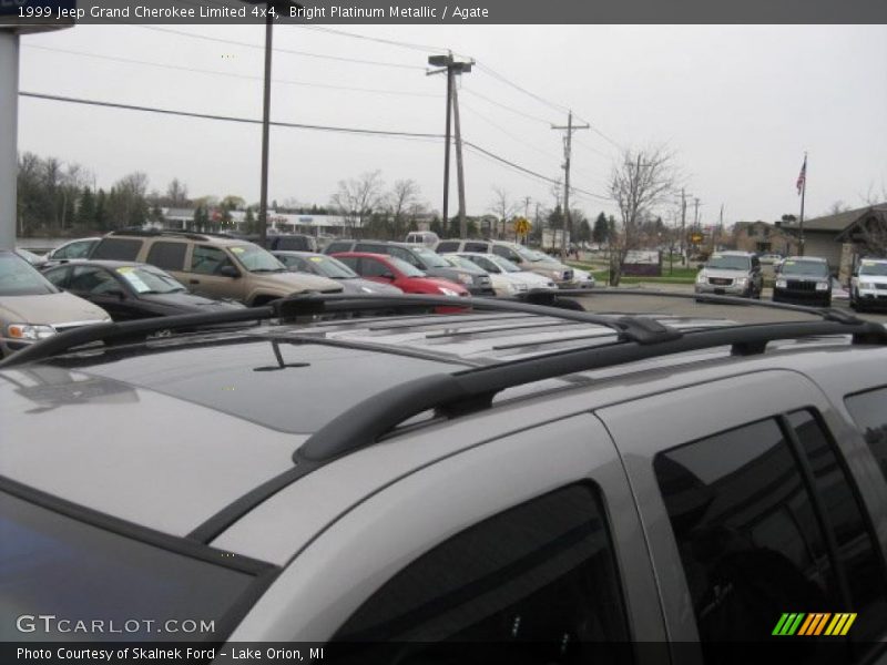 Bright Platinum Metallic / Agate 1999 Jeep Grand Cherokee Limited 4x4