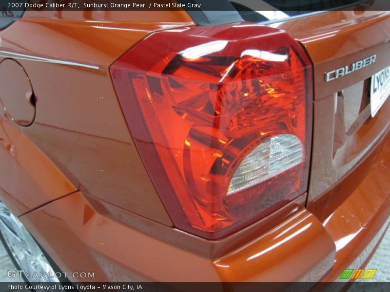 Sunburst Orange Pearl / Pastel Slate Gray 2007 Dodge Caliber R/T