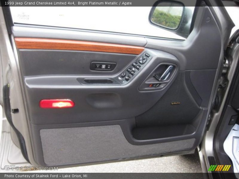 Bright Platinum Metallic / Agate 1999 Jeep Grand Cherokee Limited 4x4