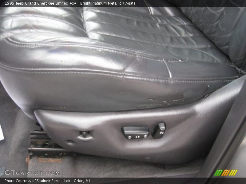 Bright Platinum Metallic / Agate 1999 Jeep Grand Cherokee Limited 4x4