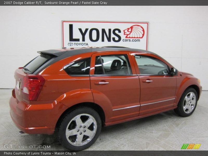 Sunburst Orange Pearl / Pastel Slate Gray 2007 Dodge Caliber R/T