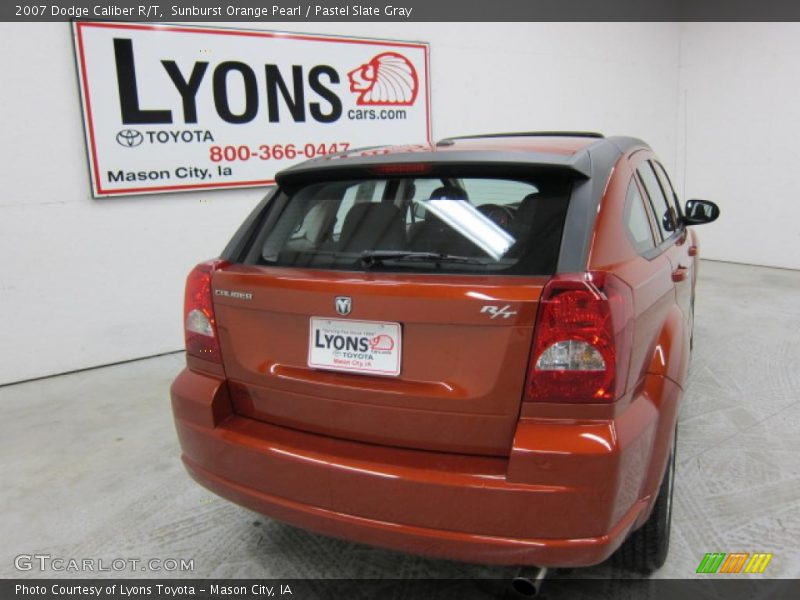 Sunburst Orange Pearl / Pastel Slate Gray 2007 Dodge Caliber R/T