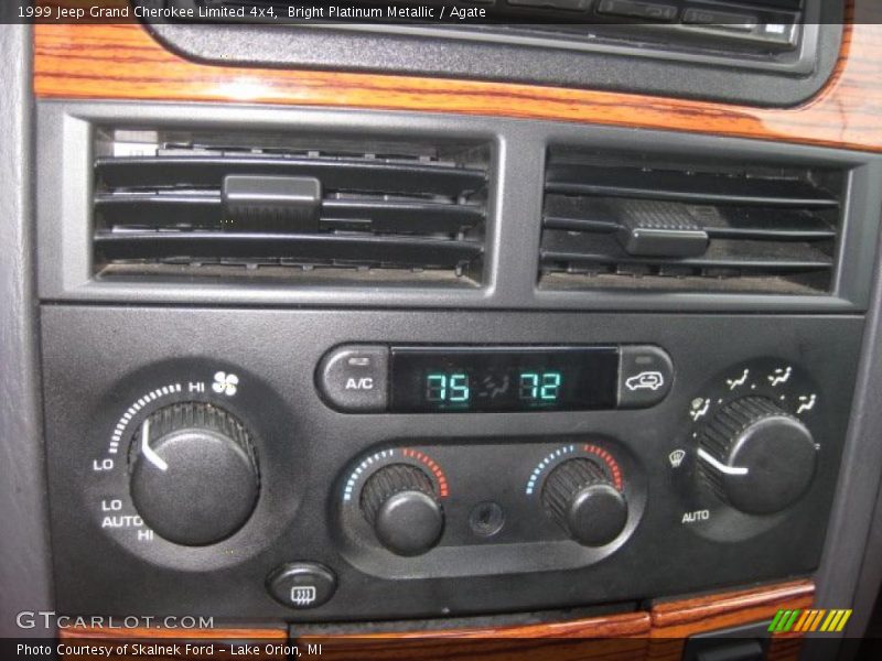 Bright Platinum Metallic / Agate 1999 Jeep Grand Cherokee Limited 4x4