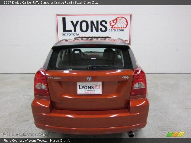 Sunburst Orange Pearl / Pastel Slate Gray 2007 Dodge Caliber R/T
