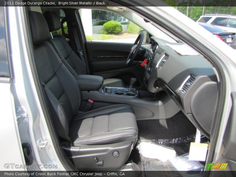 Bright Silver Metallic / Black 2011 Dodge Durango Citadel