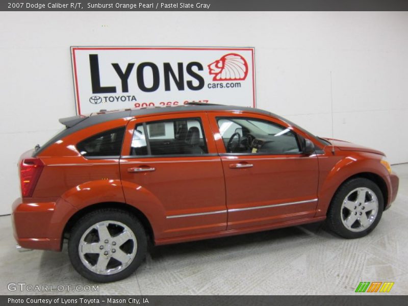 Sunburst Orange Pearl / Pastel Slate Gray 2007 Dodge Caliber R/T