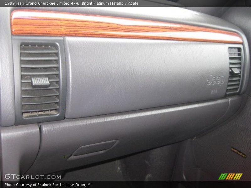 Bright Platinum Metallic / Agate 1999 Jeep Grand Cherokee Limited 4x4