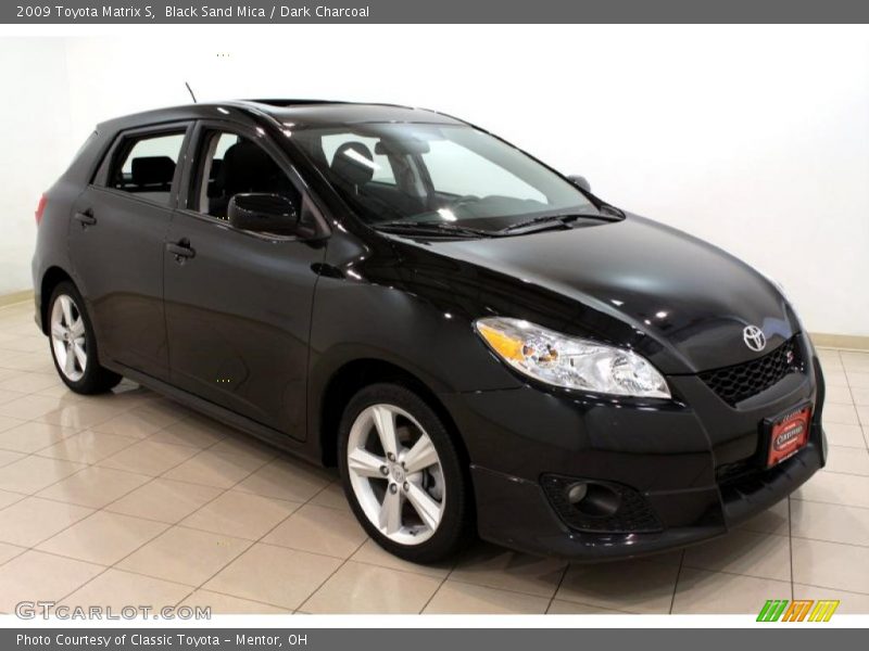 Black Sand Mica / Dark Charcoal 2009 Toyota Matrix S