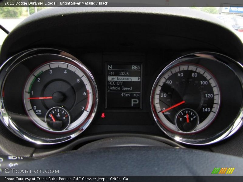  2011 Durango Citadel Citadel Gauges