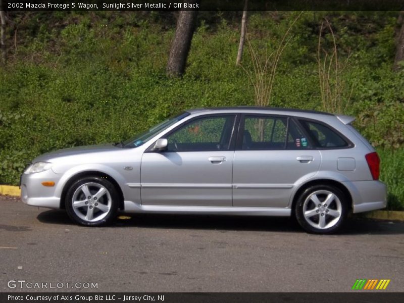 Sunlight Silver Metallic / Off Black 2002 Mazda Protege 5 Wagon