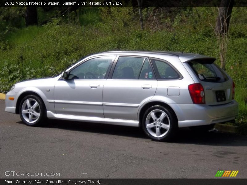 Sunlight Silver Metallic / Off Black 2002 Mazda Protege 5 Wagon