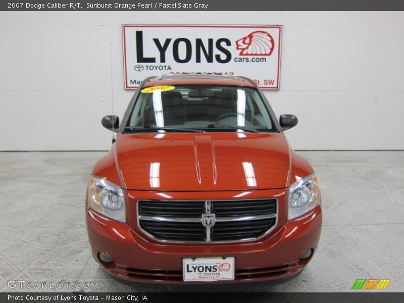 Sunburst Orange Pearl / Pastel Slate Gray 2007 Dodge Caliber R/T