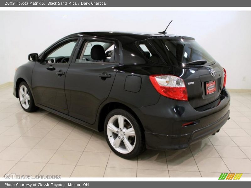 Black Sand Mica / Dark Charcoal 2009 Toyota Matrix S