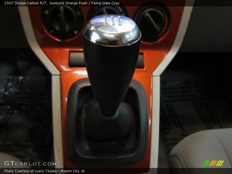 Sunburst Orange Pearl / Pastel Slate Gray 2007 Dodge Caliber R/T