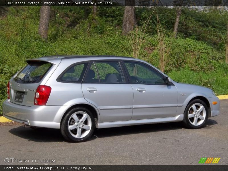 Sunlight Silver Metallic / Off Black 2002 Mazda Protege 5 Wagon