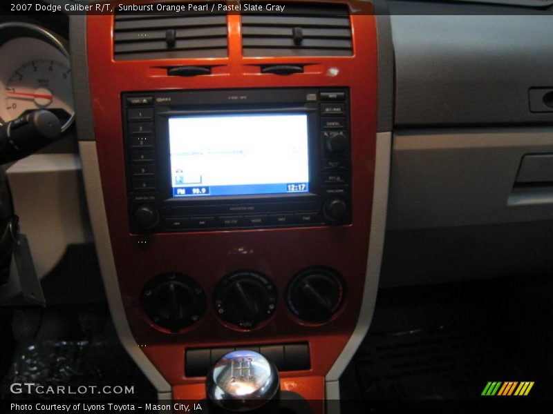 Sunburst Orange Pearl / Pastel Slate Gray 2007 Dodge Caliber R/T