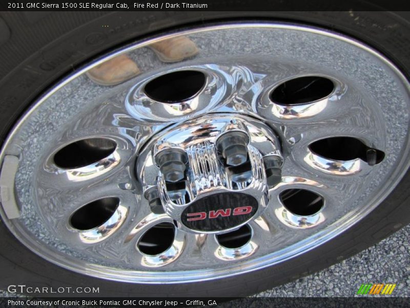 Fire Red / Dark Titanium 2011 GMC Sierra 1500 SLE Regular Cab